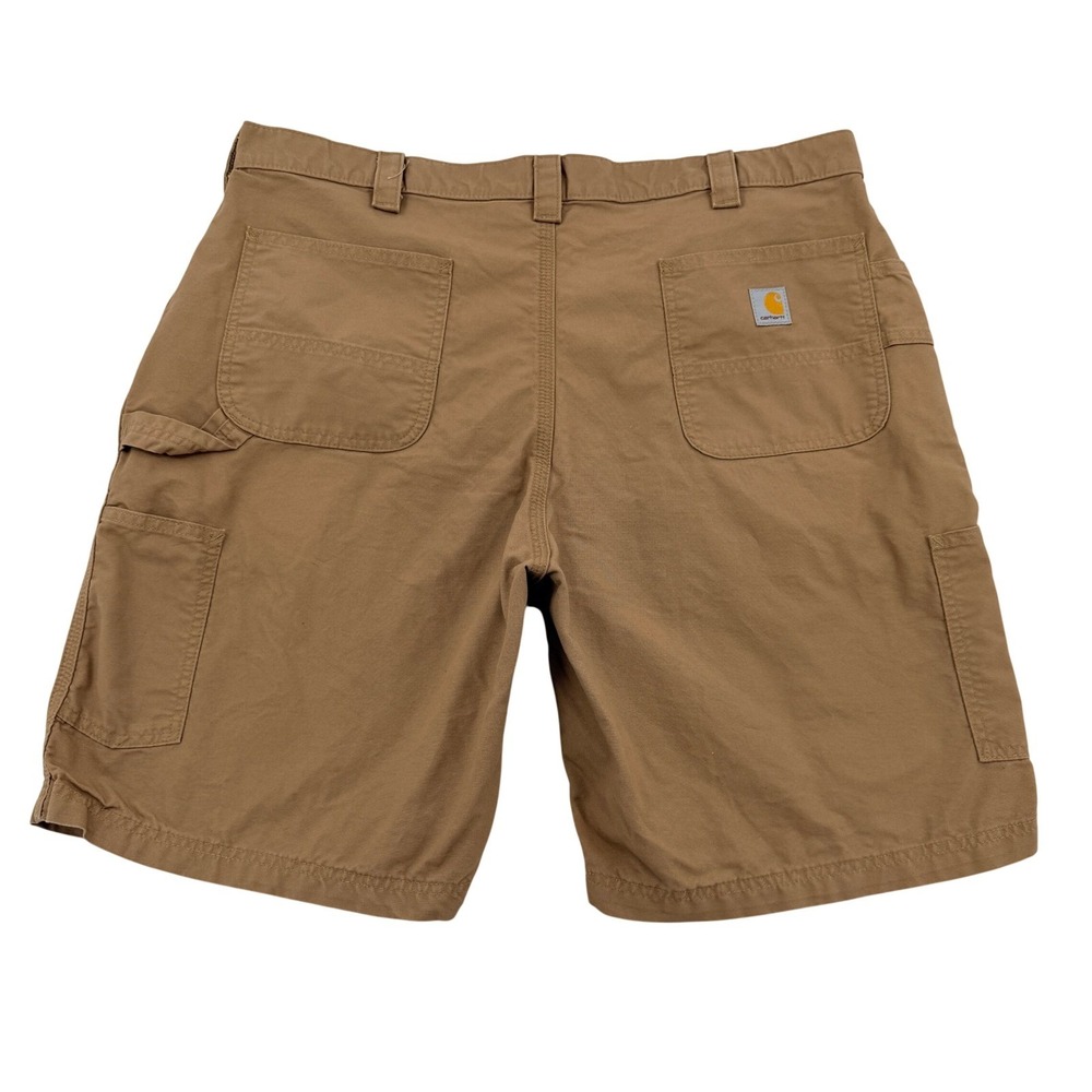 Carhartt B147 DKH  Loose Fit Canvas Carpenter Shorts Dark Khaki Brown Mens 42